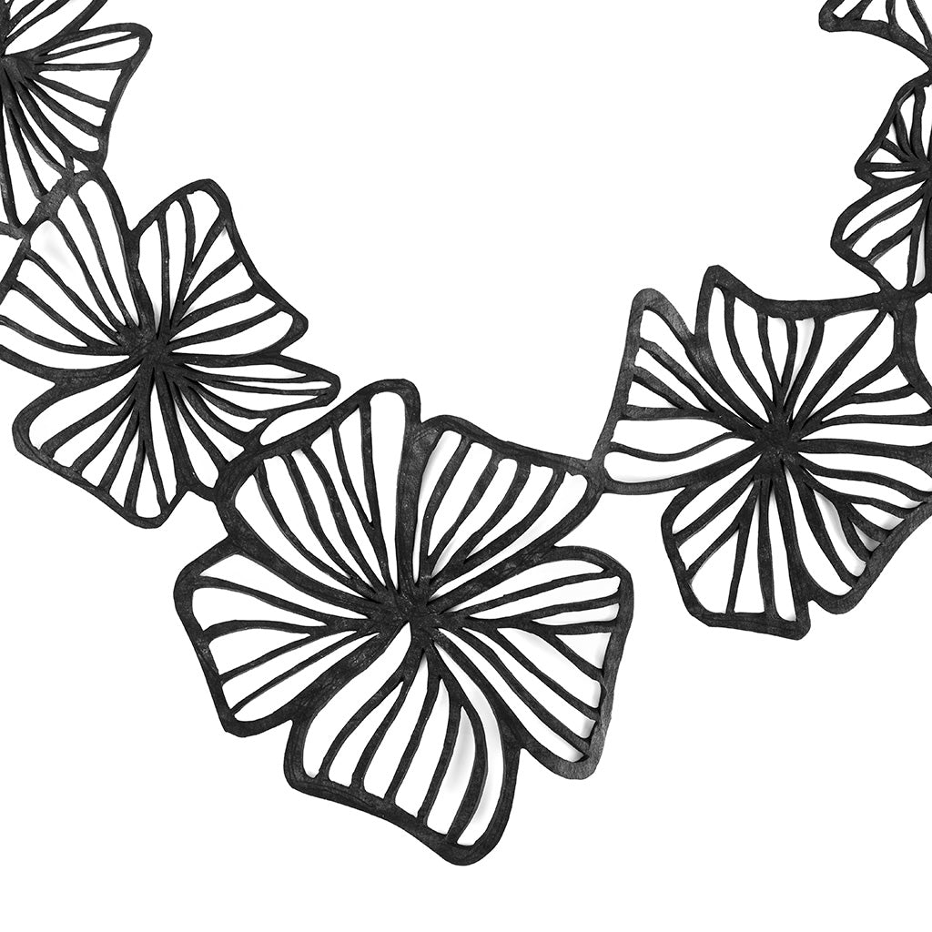 Recycled Long Floral Necklace