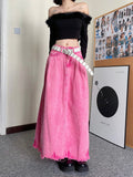 Pink Ruffled Skirt