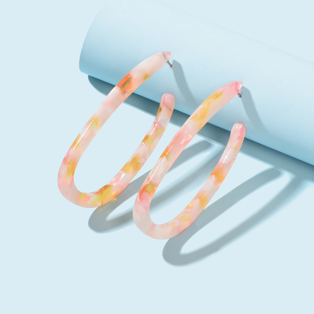 Colourful Hoop Earrings