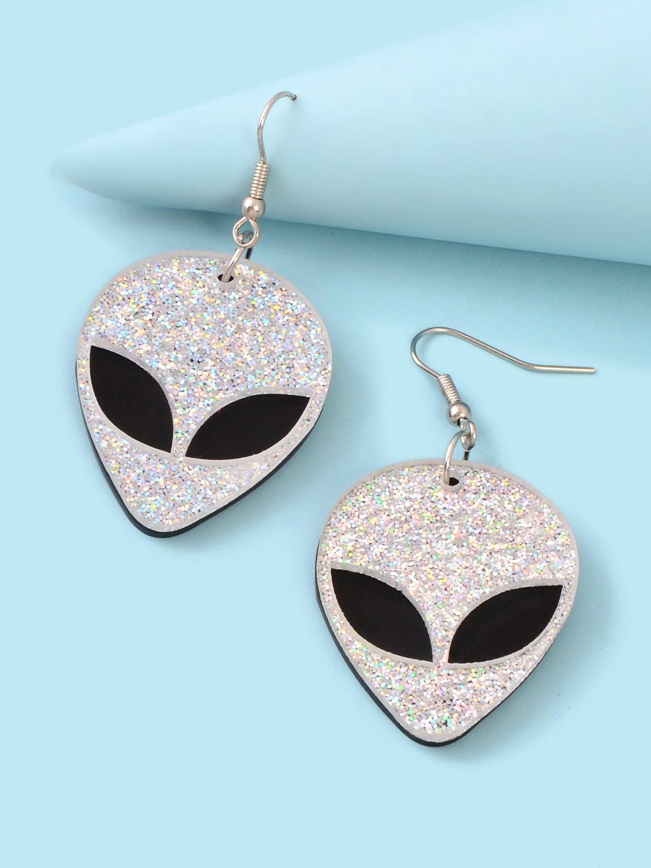 Acrylic Alien Earrings