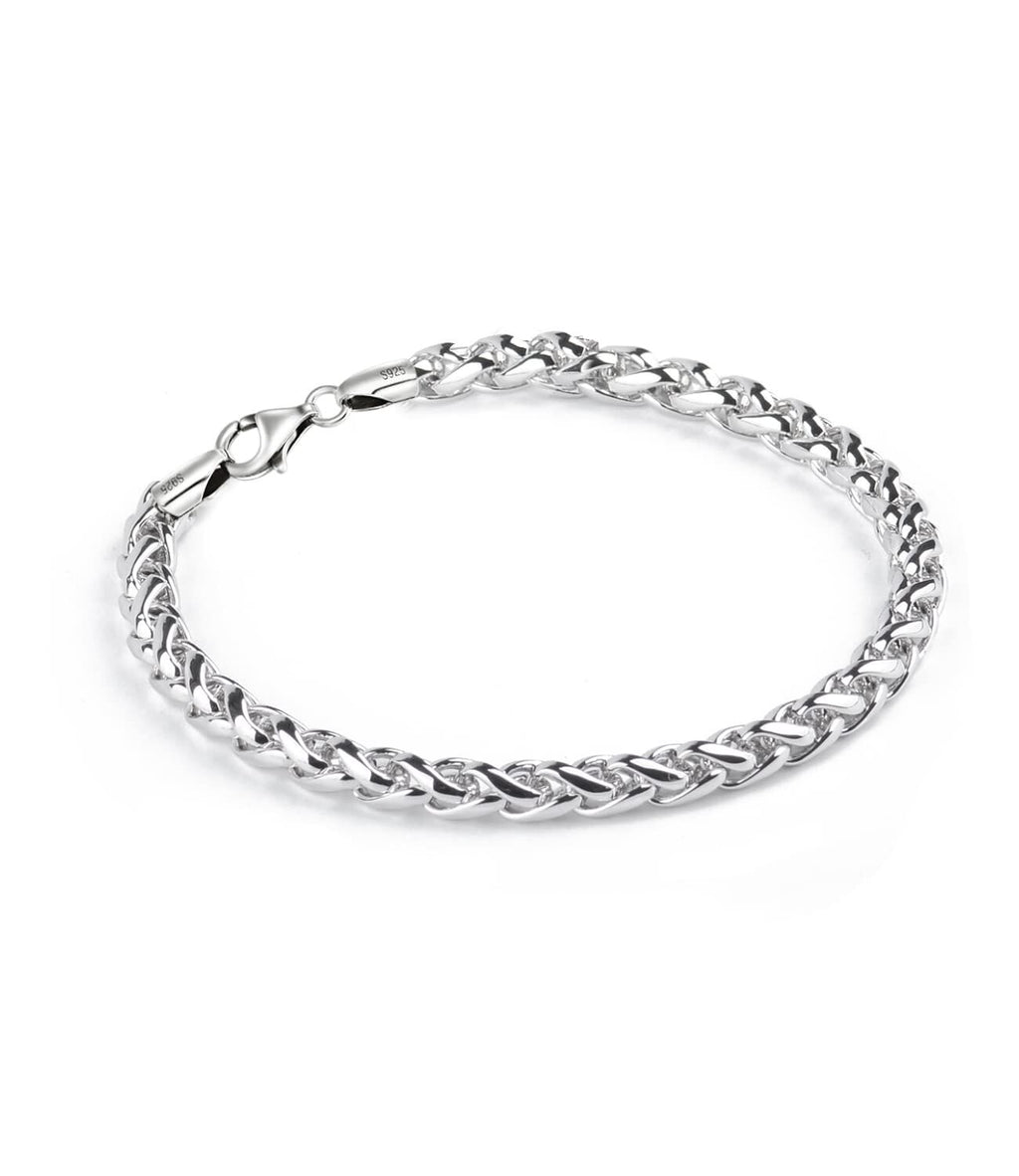 7MM Thick Wheat Link Chain Bracelet