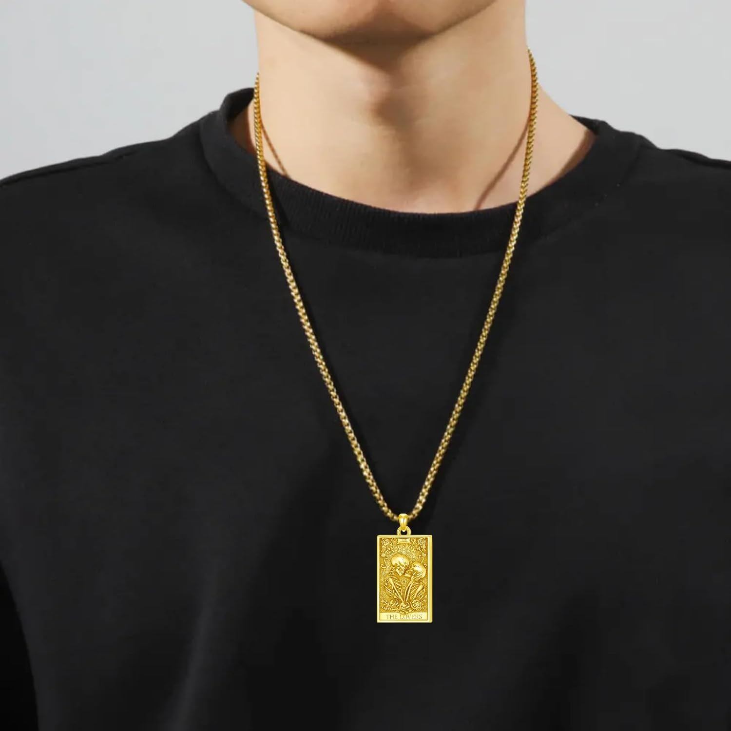 The Lovers Tarot Pendant Necklaces