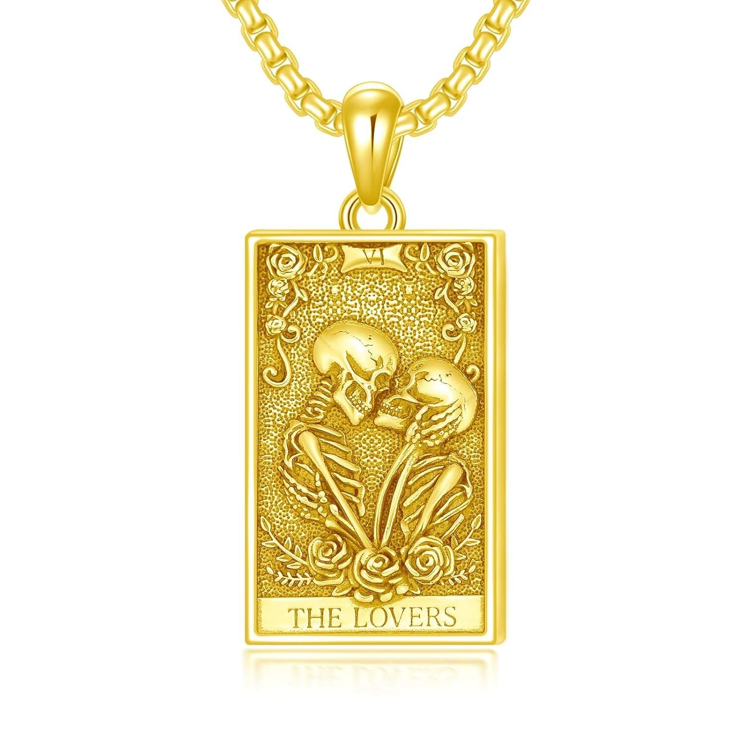 The Lovers Tarot Pendant Necklaces
