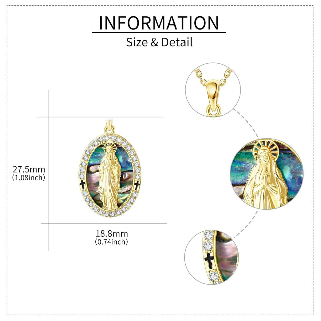 Virgin Mary Necklace