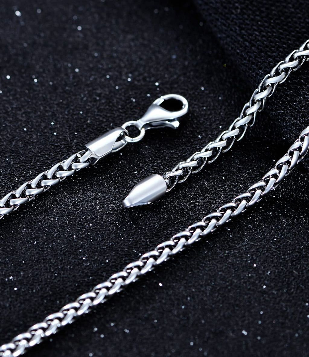 7MM Thick Wheat Link Chain Bracelet