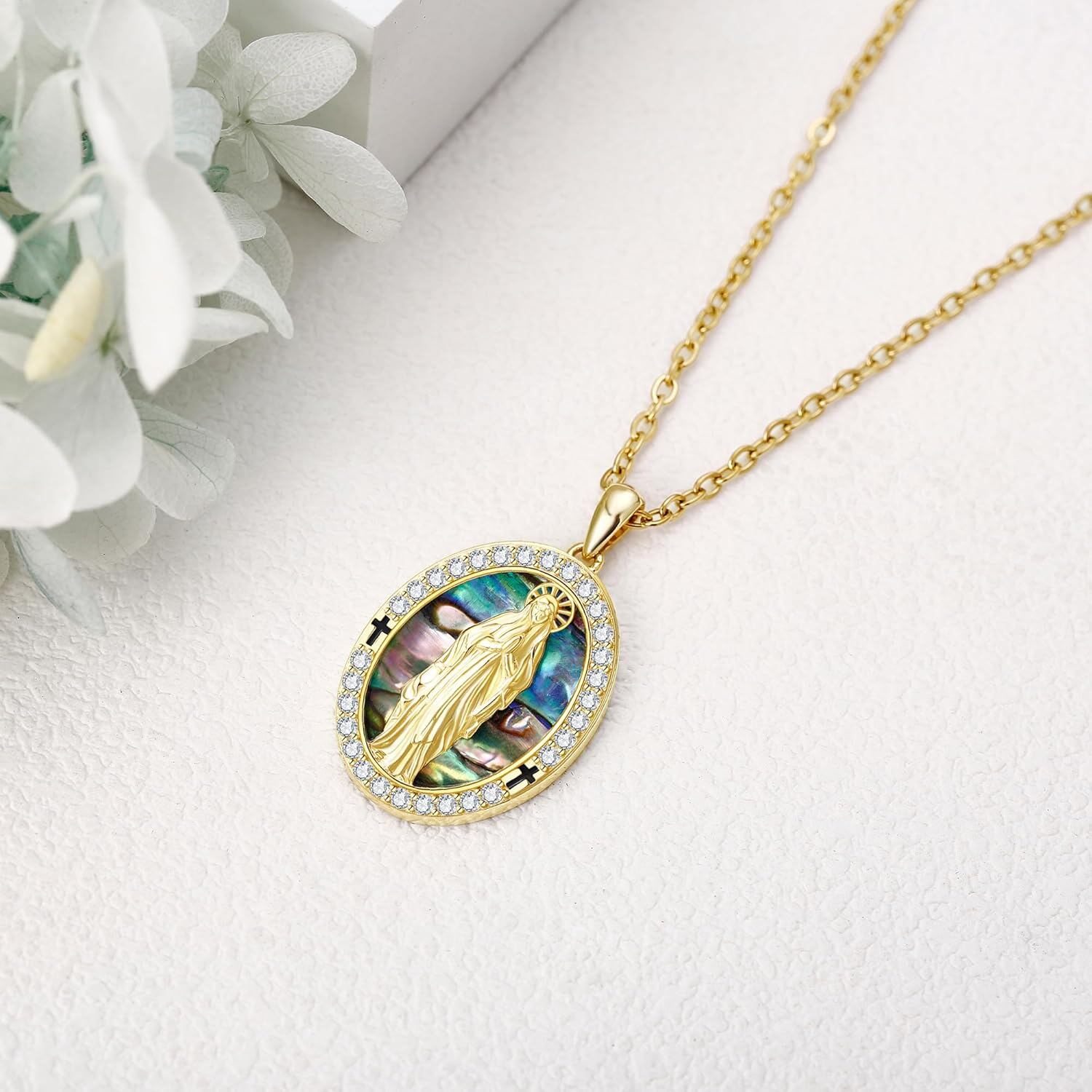 Virgin Mary Necklace