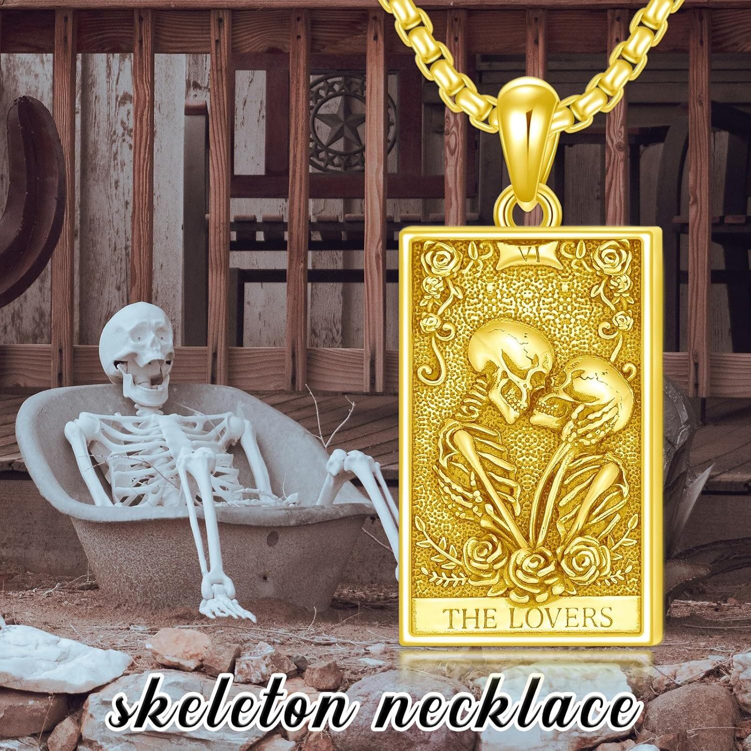 The Lovers Tarot Pendant Necklaces