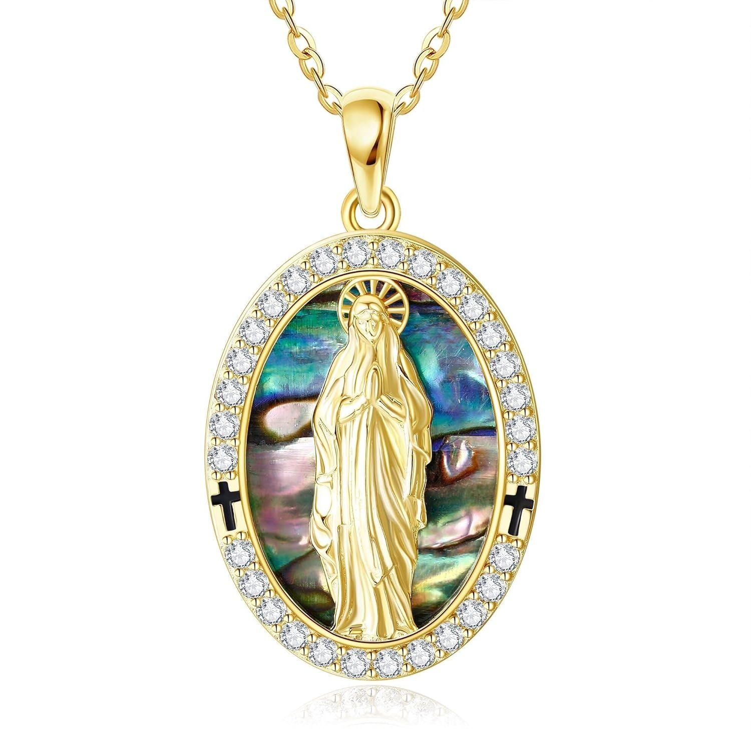Virgin Mary Necklace