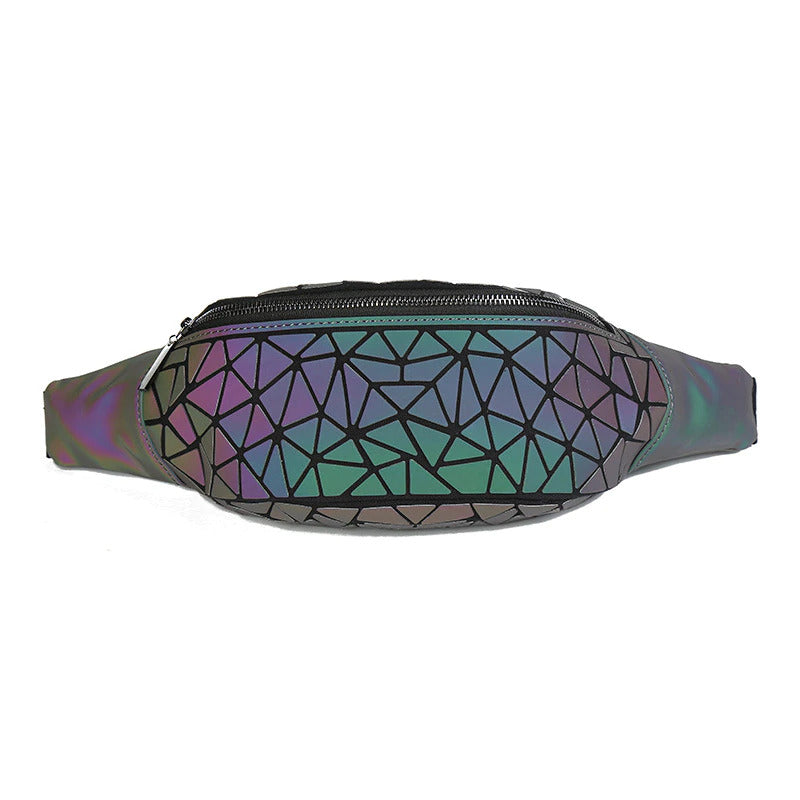 Geo Rainbow Reflective Bag