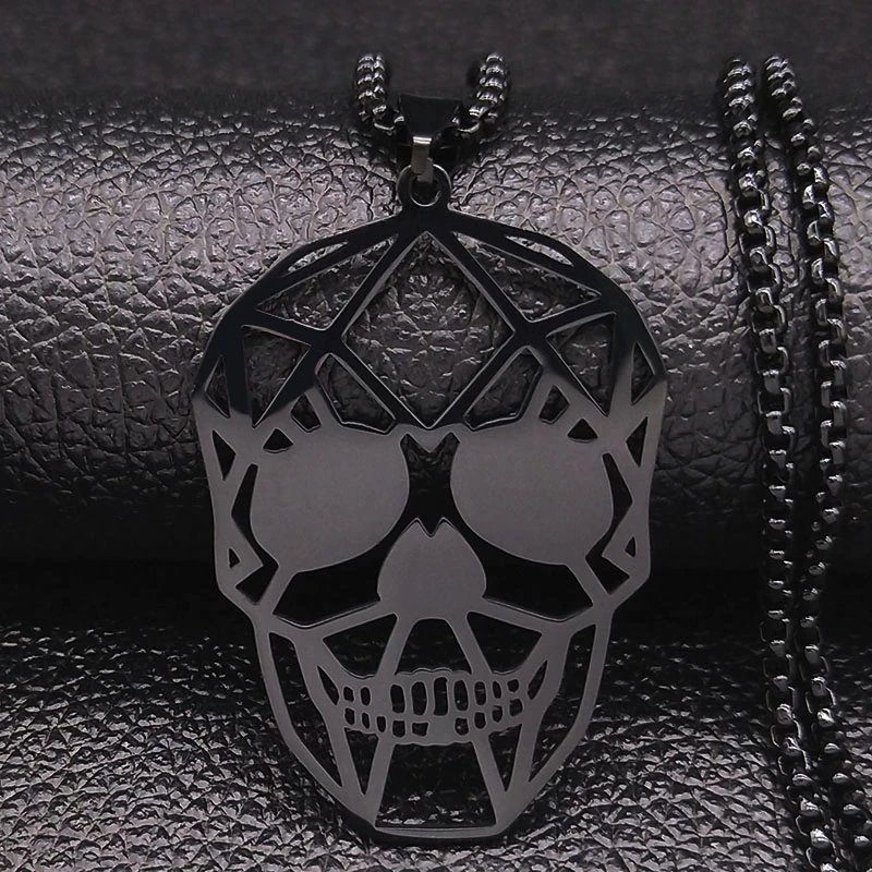 Geometric Skull Necklace