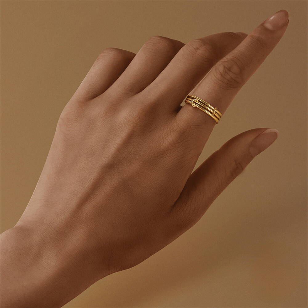 Stackable Smooth Locking Ring