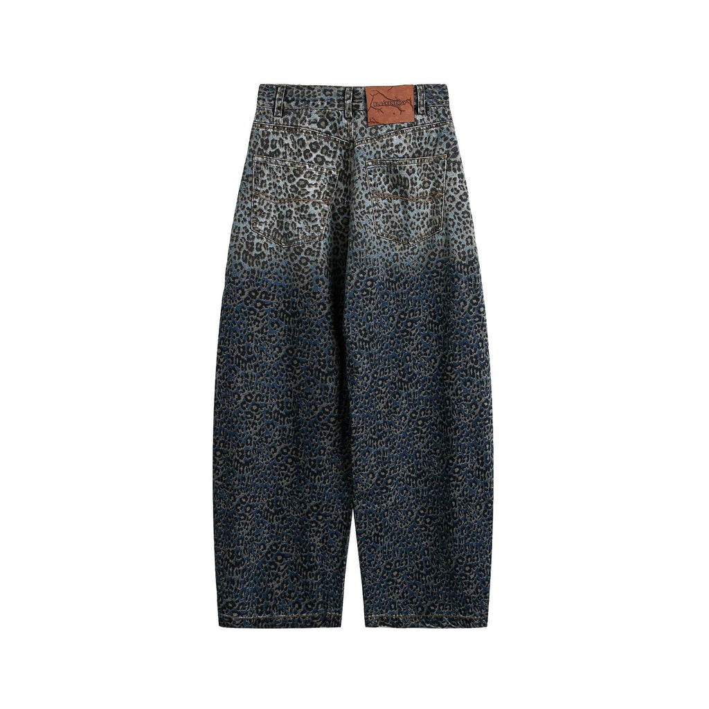 leopard print jeans