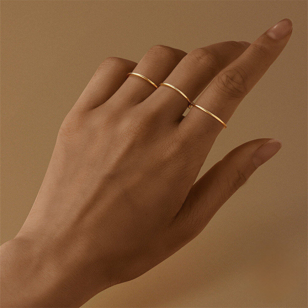 Stackable Smooth Locking Ring