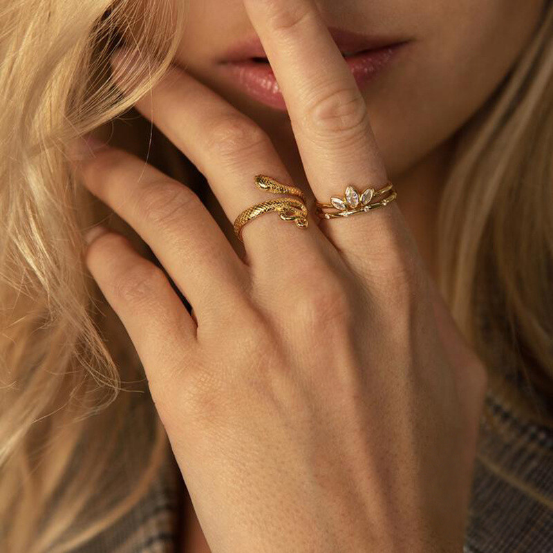 Snake Open Ring