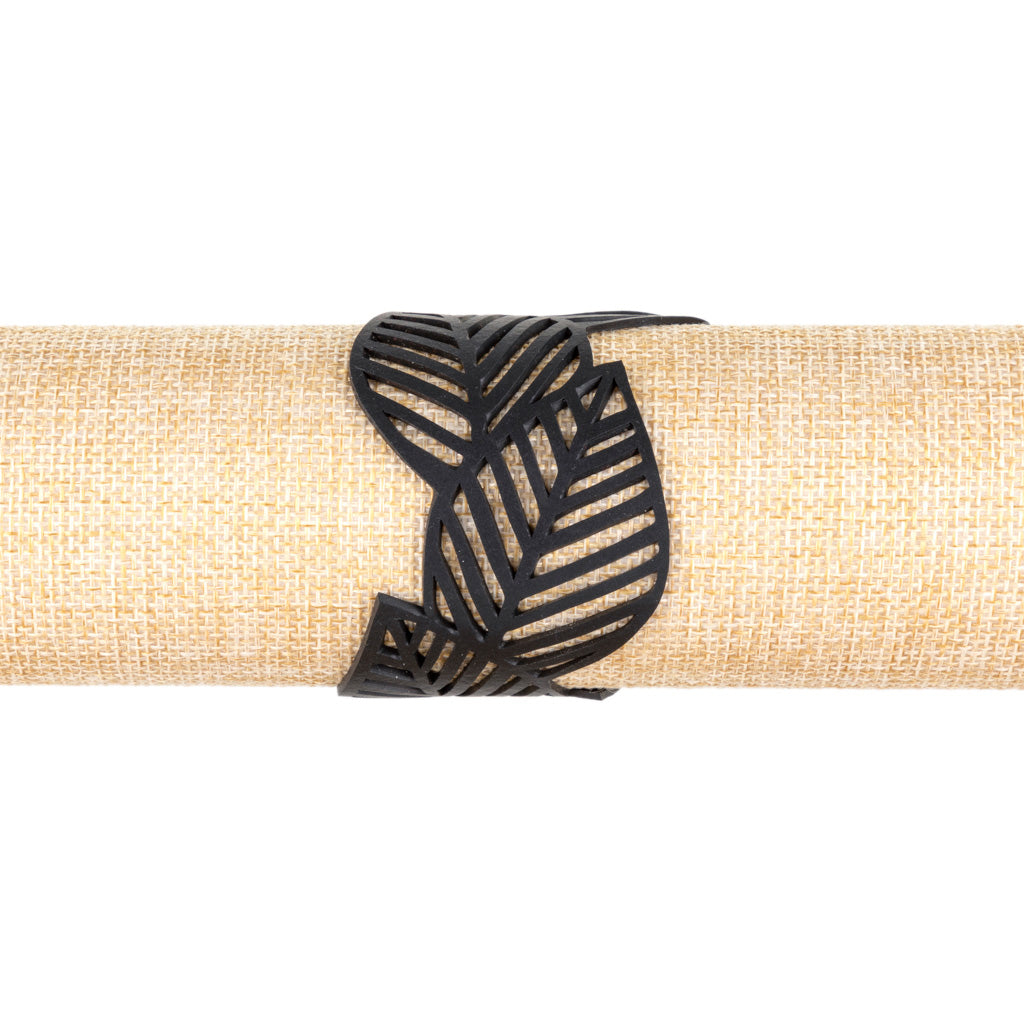 Cherry Leaf Recycled Rubber Bracelet