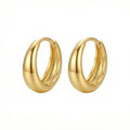 Chunky Huggie Hoops
